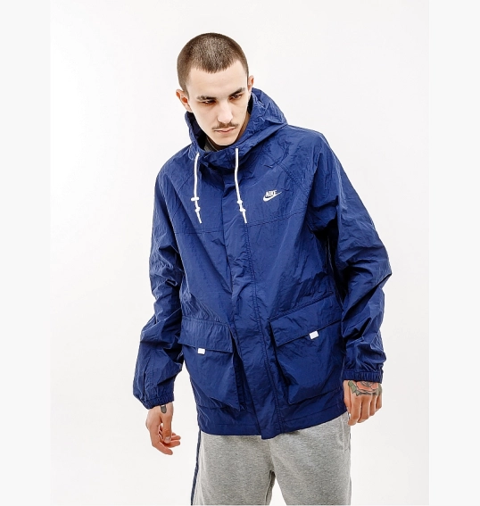 Куртка Nike Club Bandon Jkt Blue FN3108-410 фото 3 — интернет-магазин Tapok