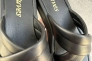Женские шлепанцы кожаные летние черные Yuves 135 Фото 2