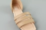 Сандали женские кожаные 589046 Бежевые Фото 2