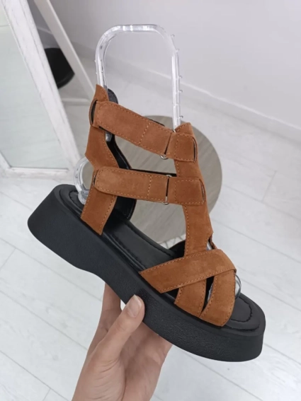 Босоножки женские замшевые. фото 8 — интернет-магазин Tapok