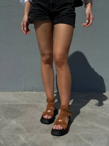 Босоножки женские замшевые. фото 5 — интернет-магазин Tapok