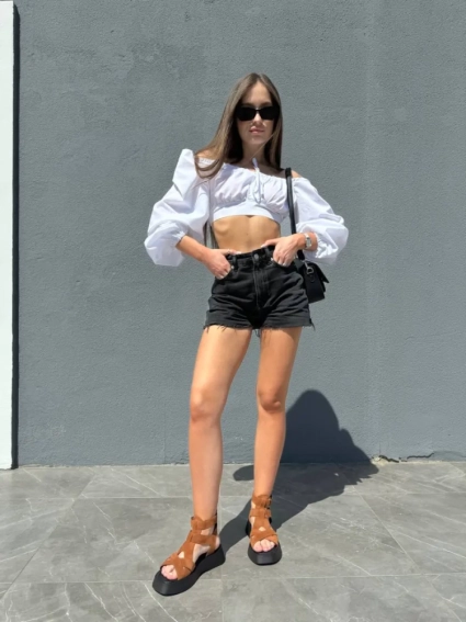 Босоножки женские замшевые. фото 7 — интернет-магазин Tapok