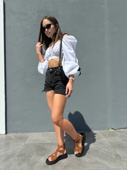 Босоножки женские замшевые. фото 10 — интернет-магазин Tapok