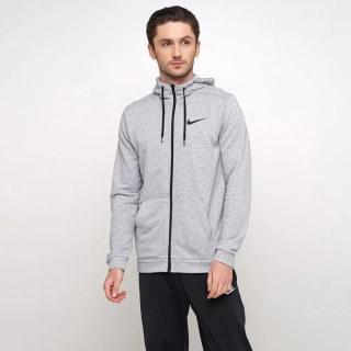 Бомбер мужской Nike M Dry Hoodie Fz Fleece (CJ4317-063) CJ4317-063