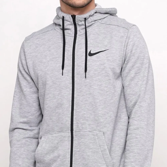 Бомбер чоловічий Nike M Dry Hoodie Fz Fleece (CJ4317-063) CJ4317-063 фото 4 — інтернет-магазин Tapok