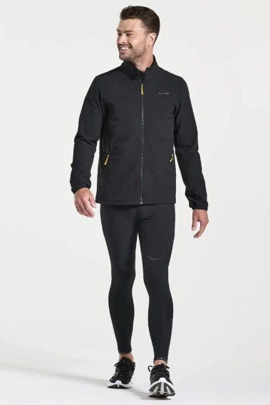 Вітровка Saucony BLUSTER JACKET 800296-BK фото 2 — інтернет-магазин Tapok