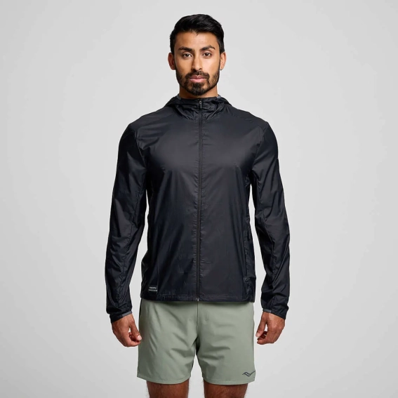 Вітровка Saucony PEREGRINE PACKAWAY JACKET SAM800373-BK фото 1 — інтернет-магазин Tapok
