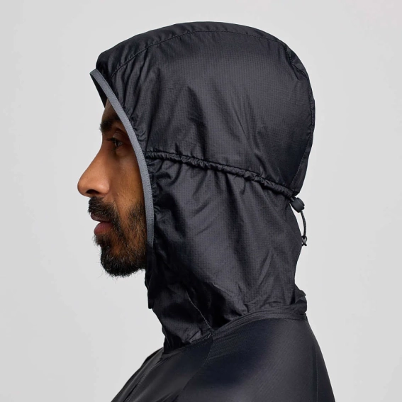 Вітровка Saucony PEREGRINE PACKAWAY JACKET SAM800373-BK фото 4 — інтернет-магазин Tapok