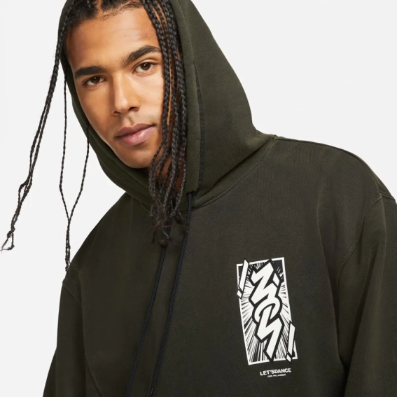 Кофта Jordan MJ ZION DF PERF FLC HOODIE DH0598-010 фото 3 — интернет-магазин Tapok