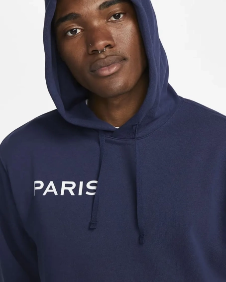 Кофта Nike Paris Saint-Germain Gfa Fleece Hoodie (DN1317-410) DN1317-410 фото 3 — интернет-магазин Tapok