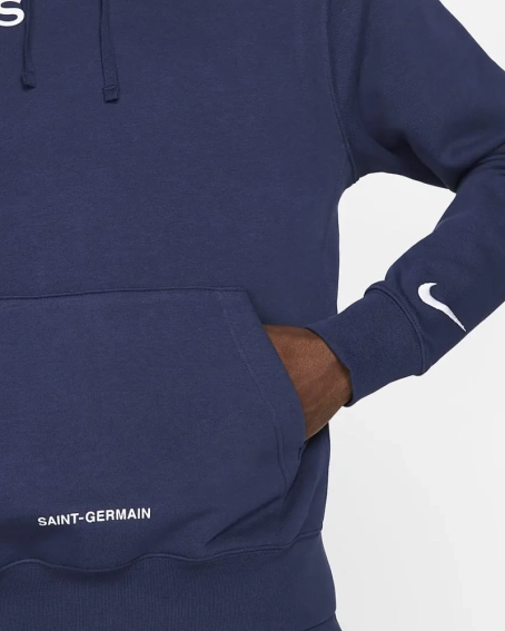 Кофта Nike Paris Saint-Germain Gfa Fleece Hoodie (DN1317-410) DN1317-410 фото 4 — интернет-магазин Tapok