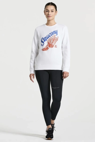 Кофта Saucony RESTED CREW 800386-WHA2 фото 2 — інтернет-магазин Tapok