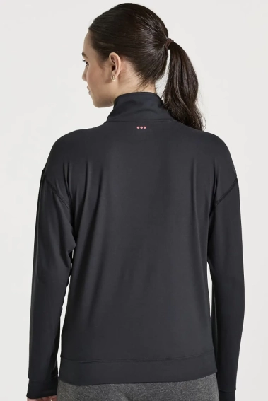 Кофта Saucony SUNDAY 1/4 ZIP 800394-BK фото 3 — интернет-магазин Tapok