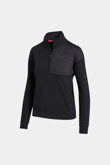 Кофта Saucony SUNDAY 1/4 ZIP 800394-BK фото 5 — интернет-магазин Tapok