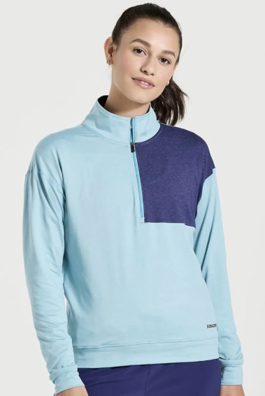 Кофта Saucony SUNDAY 1/4 ZIP 800394-RNH фото 1 — інтернет-магазин Tapok