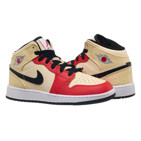 Кросівки Jordan 1 Mid Gs ‘Dunk Contest’ (DV7012-100) DV7012-100 фото 1 — інтернет-магазин Tapok