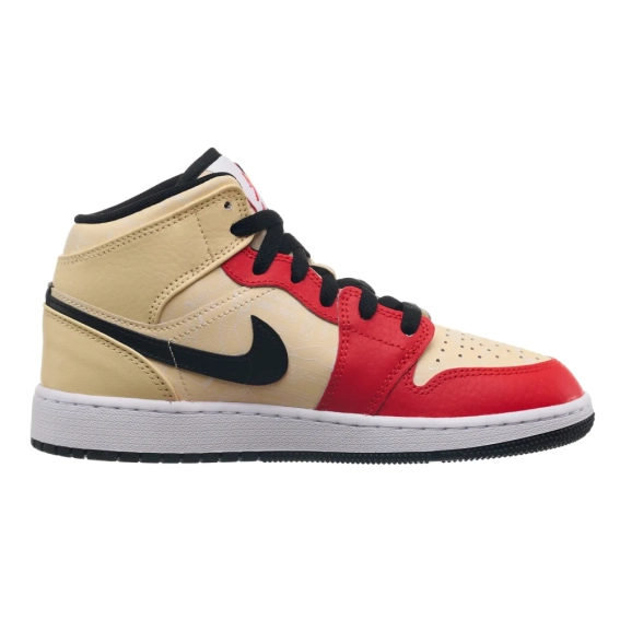 Кросівки Jordan 1 Mid Gs ‘Dunk Contest’ (DV7012-100) DV7012-100 фото 3 — інтернет-магазин Tapok