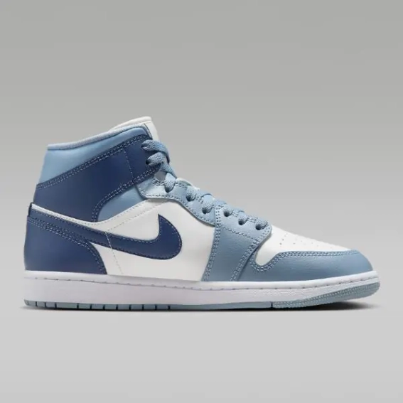 Кросівки жіночі Jordan 1 Mid Shoes 'Diffused Blue' (BQ6472-140) BQ6472-140 фото 4 — інтернет-магазин Tapok