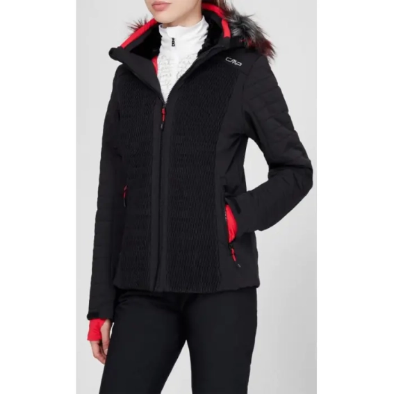Куртка CMP WOMAN JACKET ZIP HOOD 30W0666-U901 фото 2 — интернет-магазин Tapok