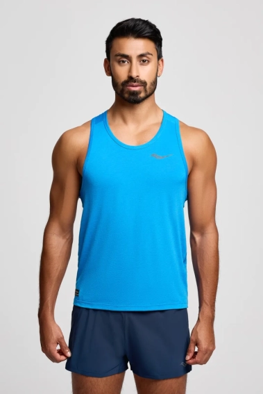 Майка Saucony STOPWATCH SINGLET SAM800375-CBH фото 1 — интернет-магазин Tapok
