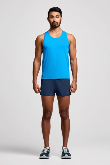 Майка Saucony STOPWATCH SINGLET SAM800375-CBH фото 2 — интернет-магазин Tapok