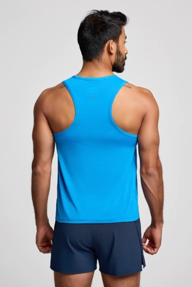 Майка Saucony STOPWATCH SINGLET SAM800375-CBH фото 5 — интернет-магазин Tapok