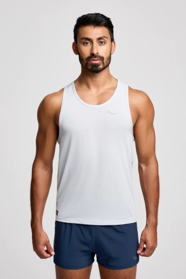 Майка Saucony STOPWATCH SINGLET SAM800375-GNH фото 1 — интернет-магазин Tapok