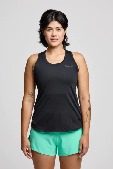 Майка Saucony STOPWATCH SINGLET SAW800482-BK фото 1 — интернет-магазин Tapok