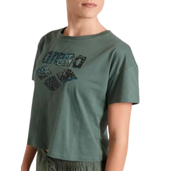 Футболка Arena CROP TEE PRINTED 007391-660 фото 3 — інтернет-магазин Tapok