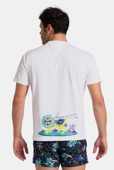 Футболка Arena FUN PLANET T-SHIRT 007540-100 фото 4 — интернет-магазин Tapok