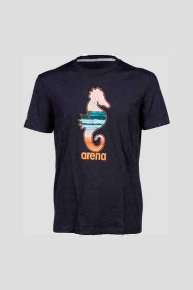 Футболка Arena T-SHIRT SOLID COTTON 006390-750 фото 1 — интернет-магазин Tapok