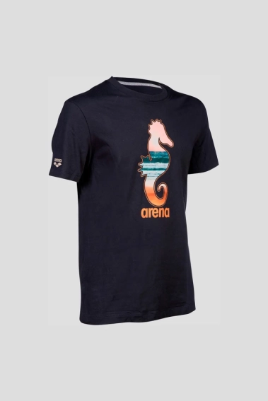 Футболка Arena T-SHIRT SOLID COTTON 006390-750 фото 2 — интернет-магазин Tapok