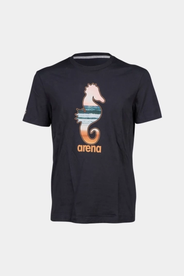 Футболка Arena T-SHIRT SOLID COTTON 006390-750 фото 6 — интернет-магазин Tapok