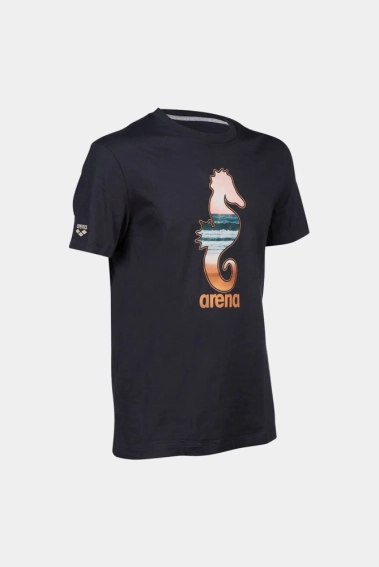 Футболка Arena T-SHIRT SOLID COTTON 006390-750 фото 7 — интернет-магазин Tapok