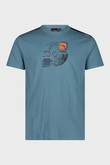 Футболка CMP Чоловіча T-SHIRT 34F5977-E772 фото 1 — інтернет-магазин Tapok