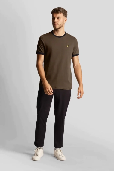 Футболка Lyle &amp; Scott RINGER T-SHIRT TS705VOG-W497 фото 2 — интернет-магазин Tapok