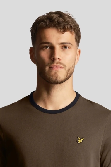 Футболка Lyle &amp; Scott RINGER T-SHIRT TS705VOG-W497 фото 3 — интернет-магазин Tapok