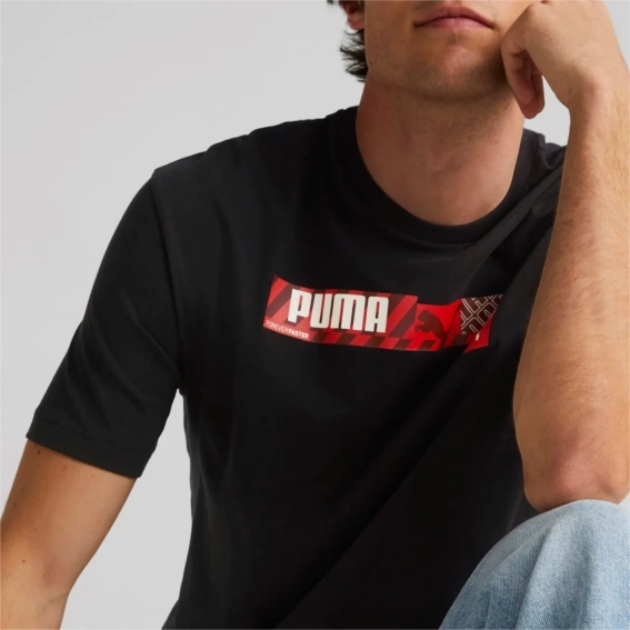 Футболка Puma Box Graphic Tee 671747-01 фото 5 — інтернет-магазин Tapok