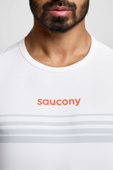 Футболка Saucony ENDORPHIN SHORT SLEEVE SAM800394-CD фото 3 — интернет-магазин Tapok