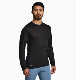 Футболка Saucony PEREGRINE MERINO LONG SLEEVE SAM800362-BK