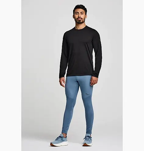 Футболка Saucony PEREGRINE MERINO LONG SLEEVE SAM800362-BK фото 5 — интернет-магазин Tapok