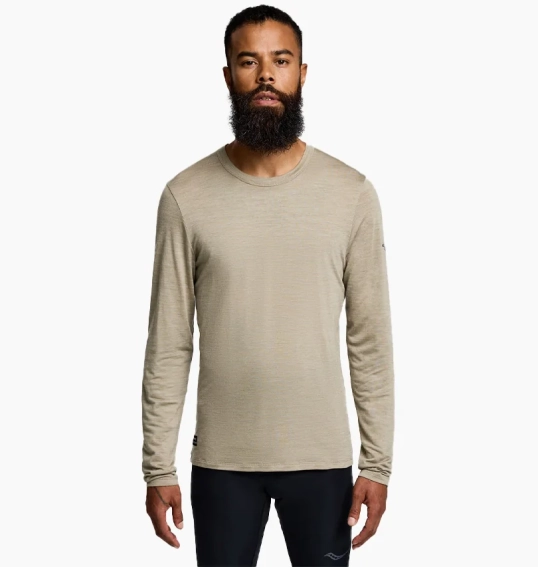 Футболка Saucony PEREGRINE MERINO LONG SLEEVE SAM800362-CFH фото 1 — інтернет-магазин Tapok