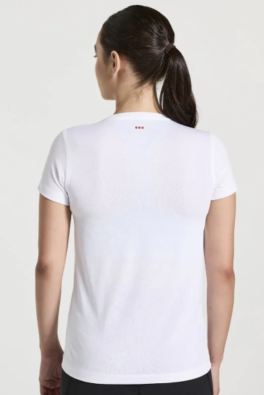 Футболка Saucony STOPWATCH GRAPHIC SHORT SLEEVE 800372-WHA2 фото 4 — интернет-магазин Tapok