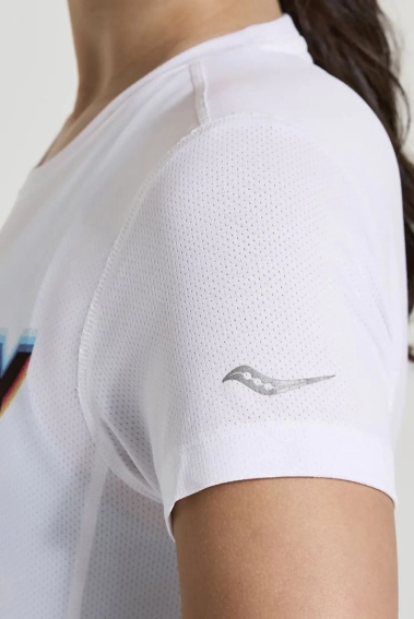 Футболка Saucony STOPWATCH GRAPHIC SHORT SLEEVE 800372-WHA2 фото 6 — интернет-магазин Tapok