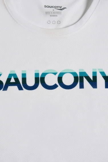 Футболка Saucony STOPWATCH GRAPHIC SHORT SLEEVE 800372-WHA3 фото 3 — интернет-магазин Tapok