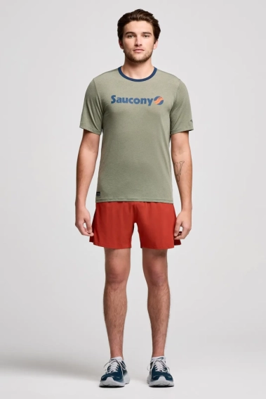 Футболка Saucony STOPWATCH GRAPHIC SHORT SLEEVE SAM800378-BUHS4 фото 2 — інтернет-магазин Tapok