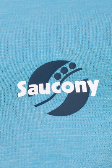 Футболка Saucony STOPWATCH GRAPHIC SHORT SLEEVE SAW800490-BRHS4 фото 3 — інтернет-магазин Tapok