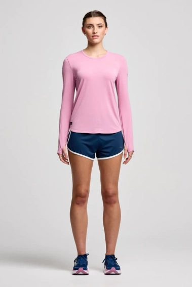 Футболка Saucony STOPWATCH LONG SLEEVE SAW800486-ORH фото 2 — інтернет-магазин Tapok
