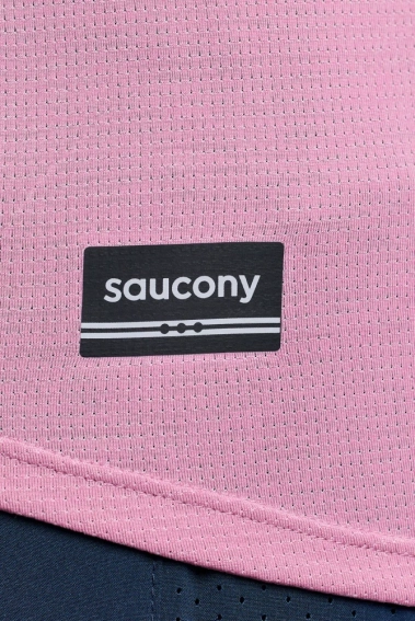 Футболка Saucony STOPWATCH SHORT SLEEVE SAW800484-ORH фото 4 — інтернет-магазин Tapok