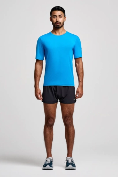 Футболка Saucony STOPWATCH SHORT SLEEVE SAM800377-CBH фото 3 — интернет-магазин Tapok